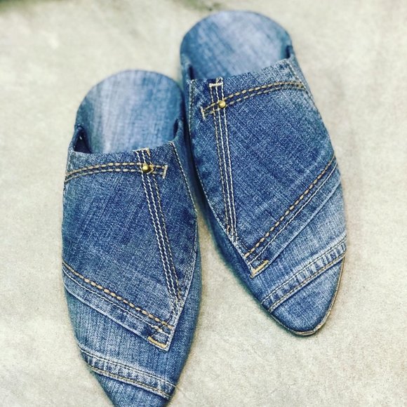 BABOUCHE DJEAN DENIM - Picture 2 of 6